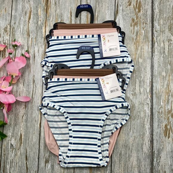 WOMEN'S INFINITE COMFORT Stretch Hipsters Panties Underwear 2, 3-Packs Size XS - Picture 1 of 4